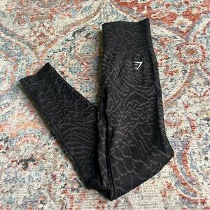 Gymshark Black Patterned Leggings